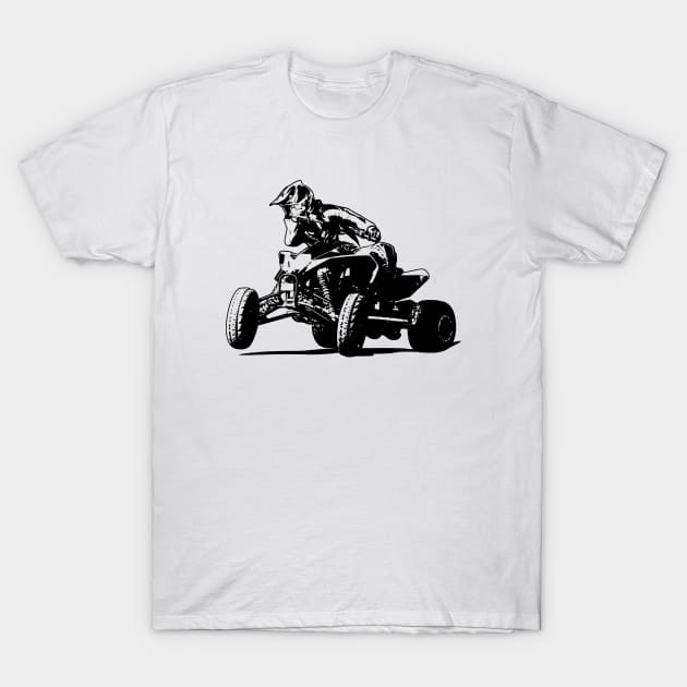 450 SX Quad Sketch Art T-Shirt by KAM Std